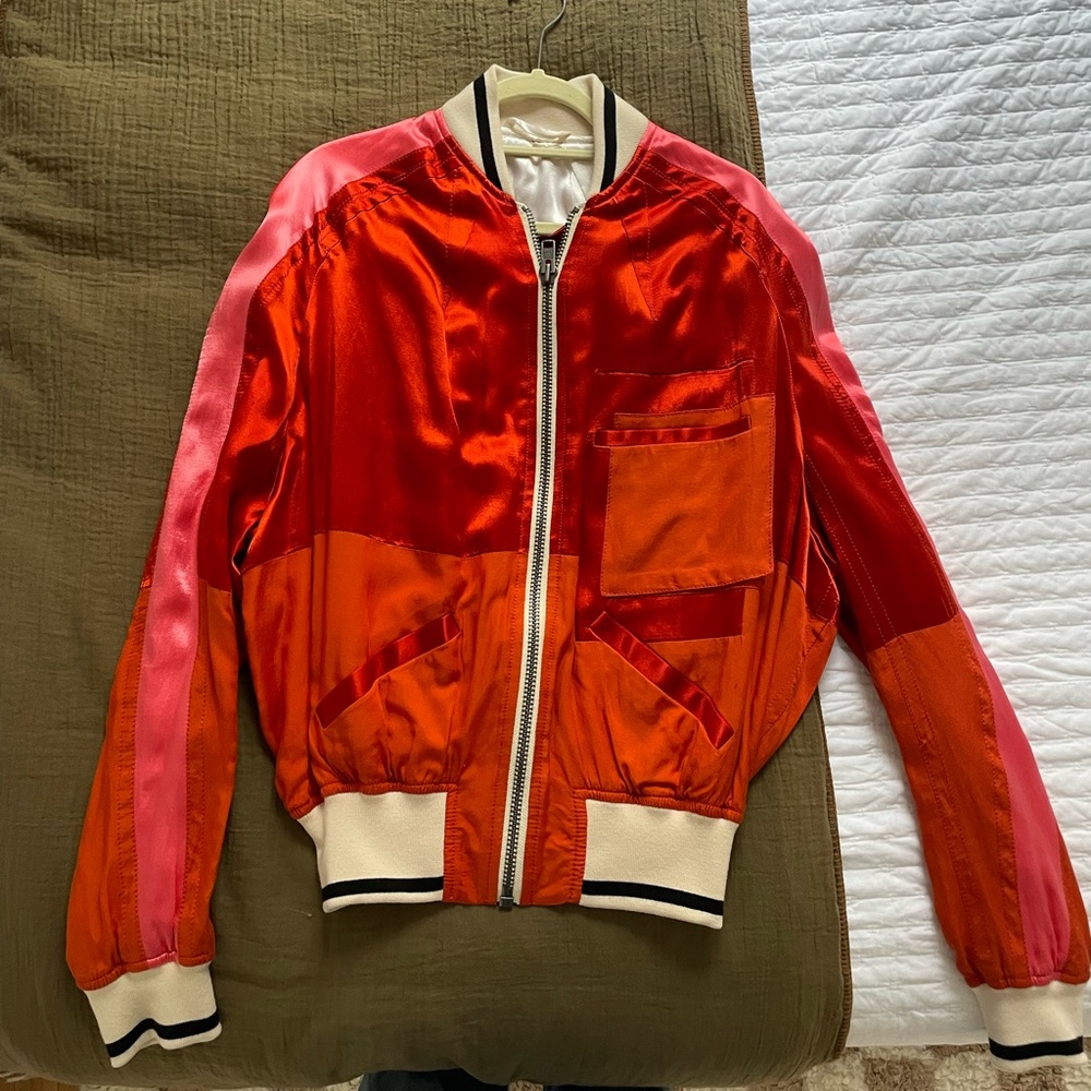 Harder Ackerman silk bomber jacket